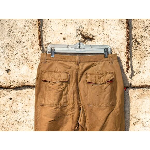 Gap Utility Paratrooper Pants 33x34 Y2K Streetwear Military Twill Zip Hem VNTG - Picture 4 of 11